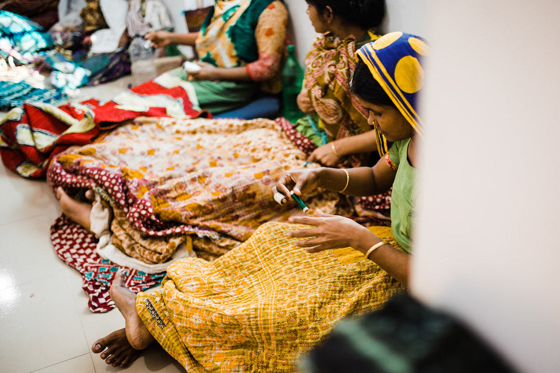 Kantha, artisanat millénaire de récupération de textiles usés