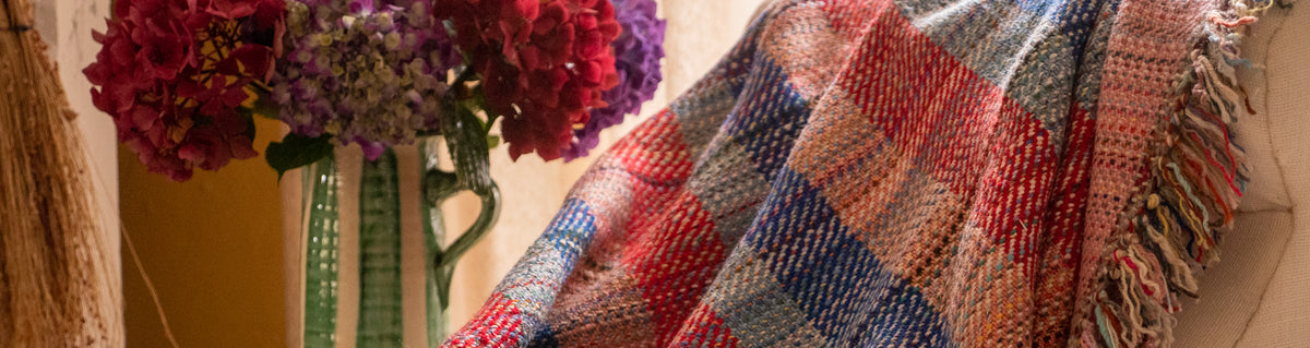 Plaid en laine, La Maison de la Maille