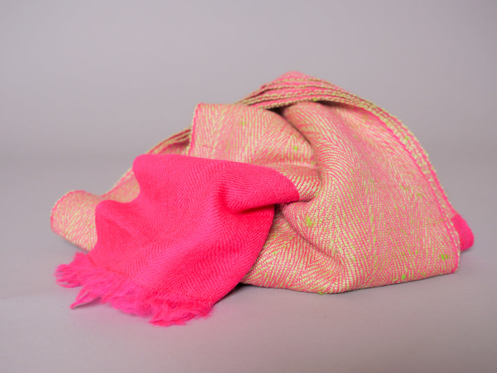Echarpe en laine de cachemir et yak 