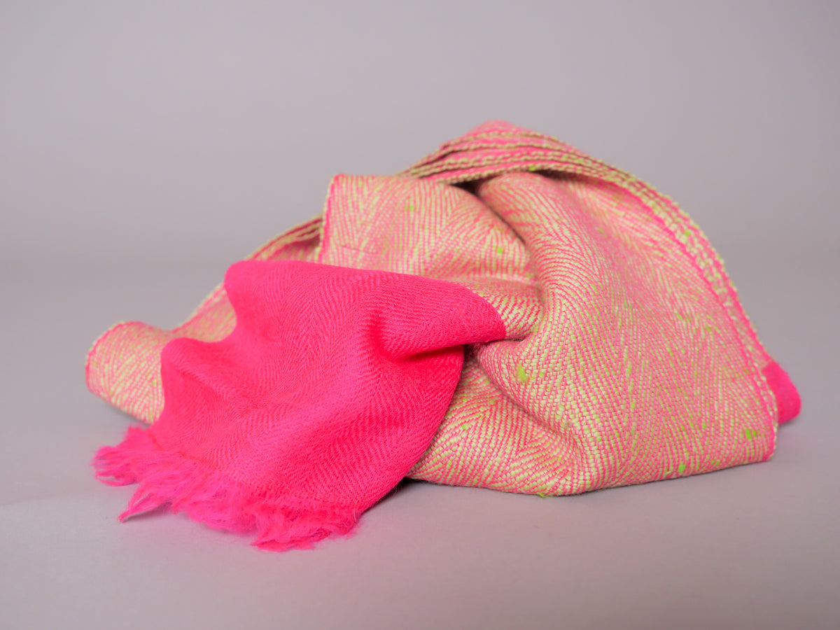 Echarpe en laine de cachemir et yak 
