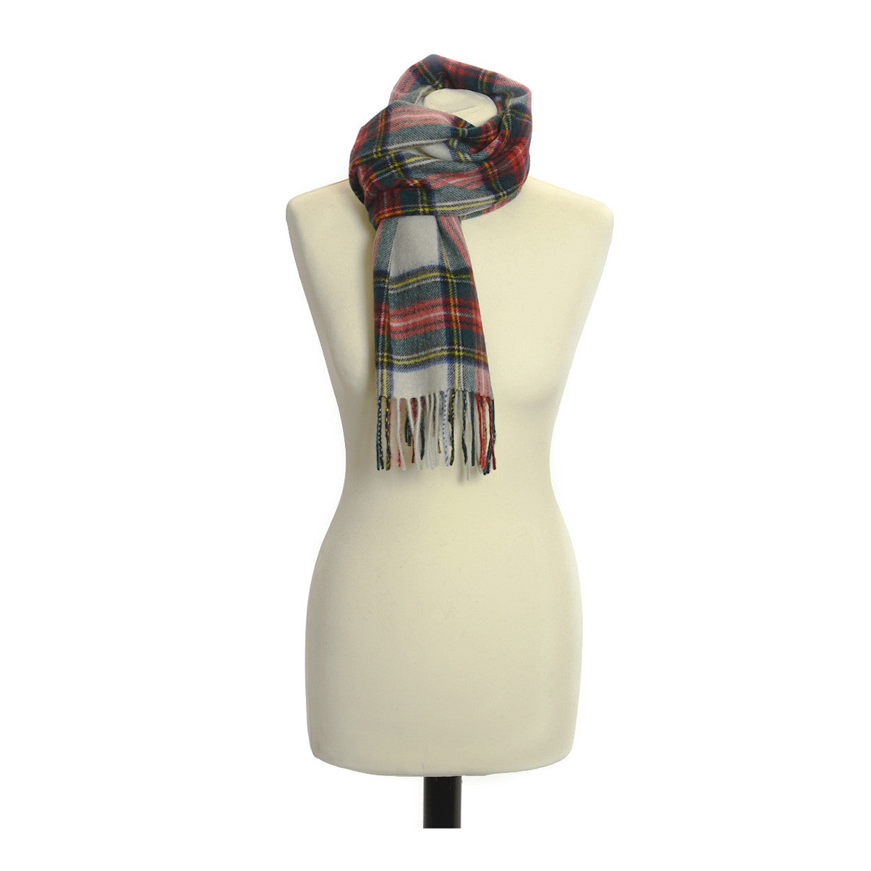 Echarpe tartan en laine d'agneau Image secondaire du produit