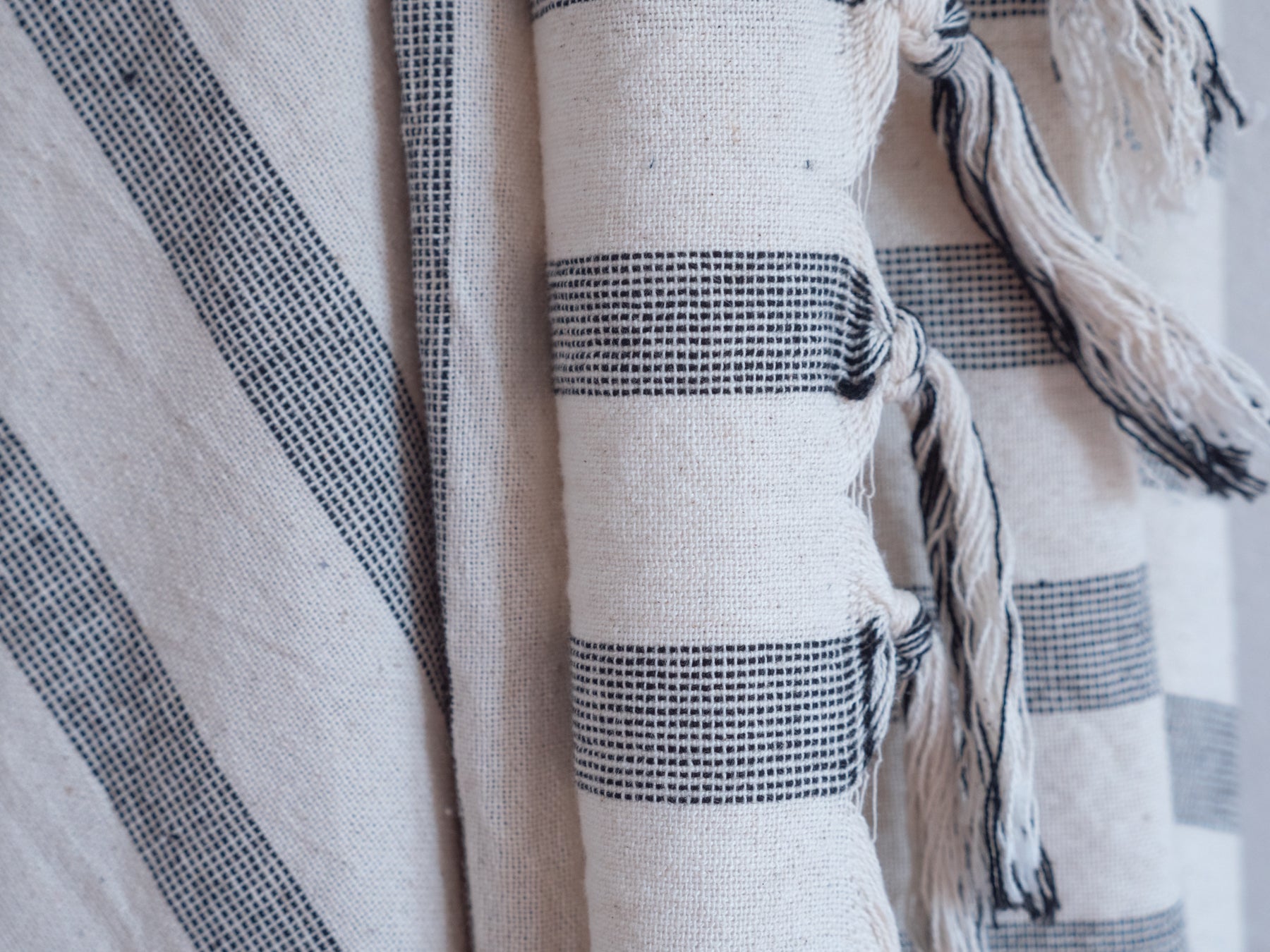 Drap en coton tissé main, khadi.