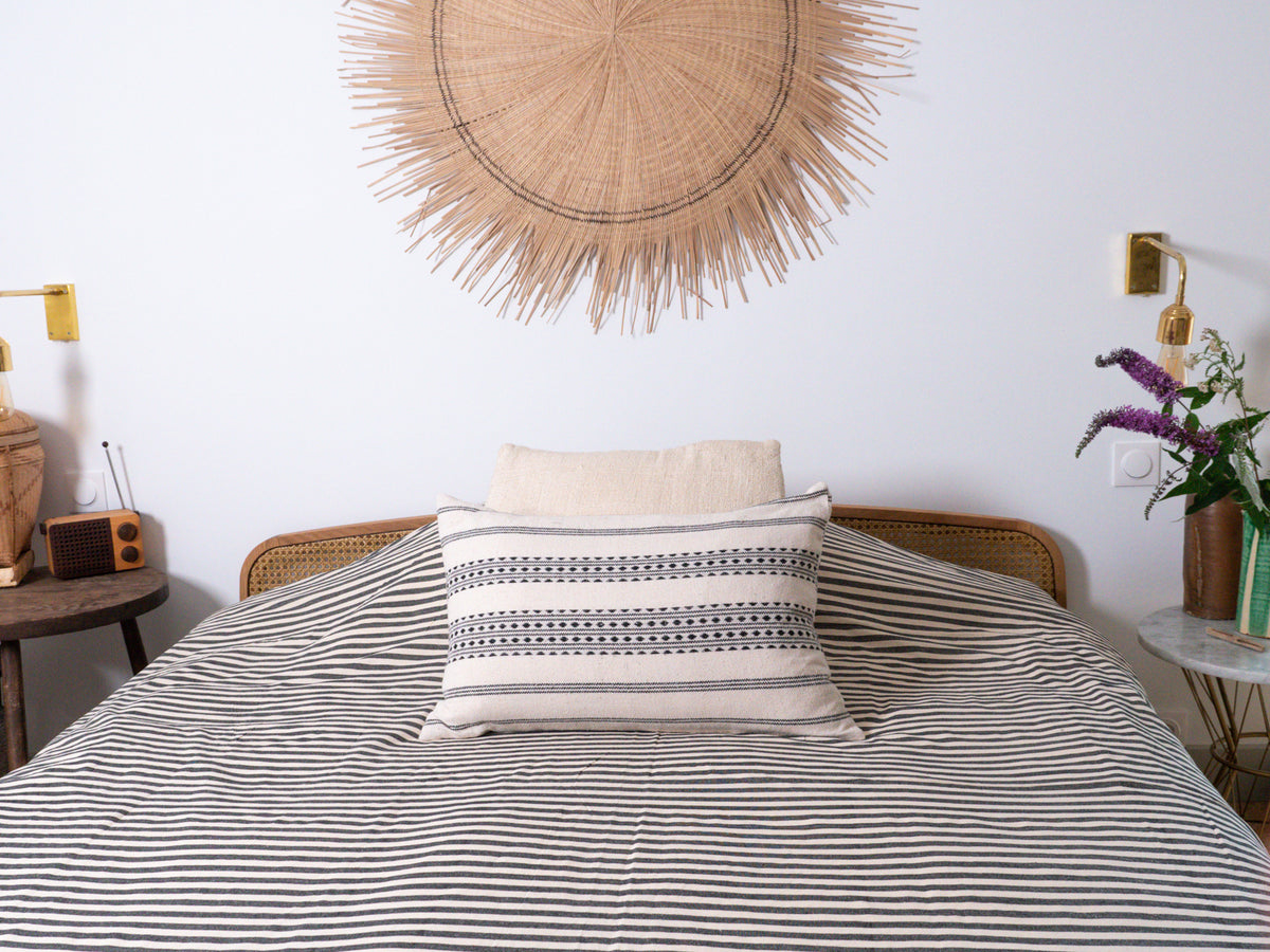 Drap en coton tissé main, khadi. Image principale du produit