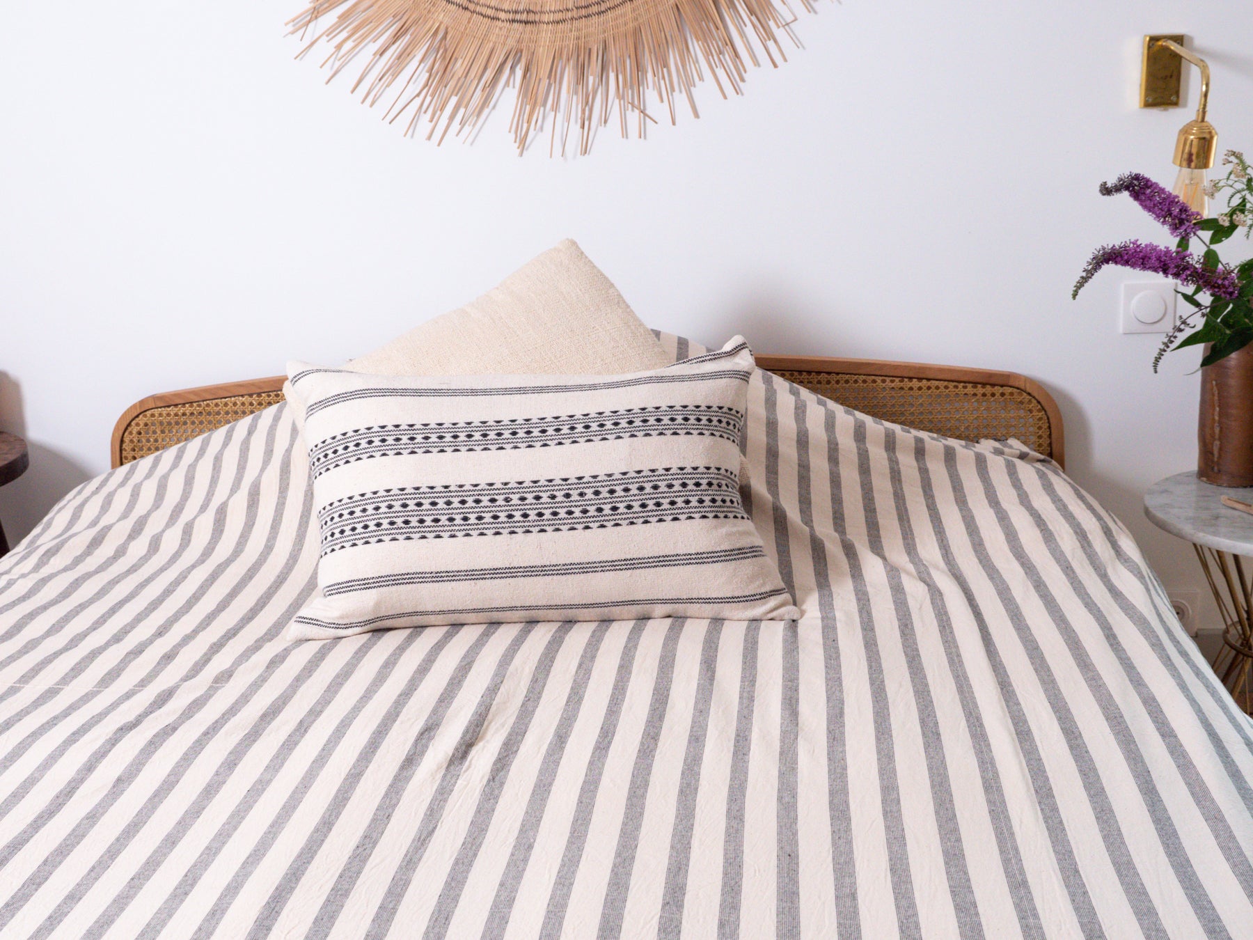 Drap en coton tissé main, khadi.
