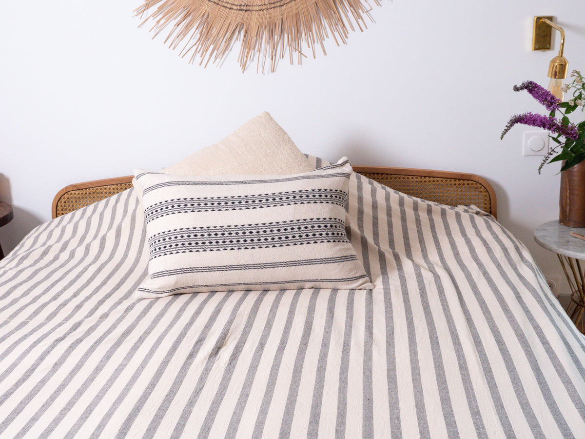 Drap en coton tissé main, khadi.