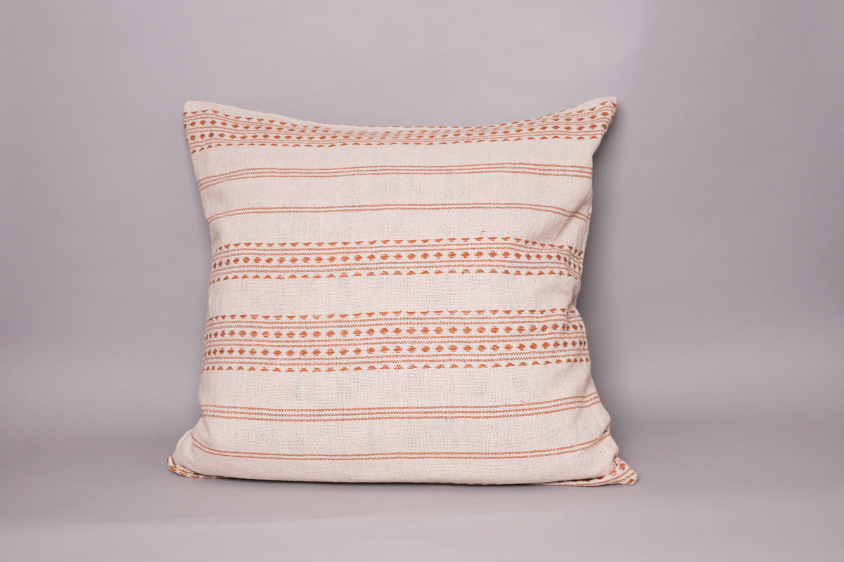 Housse de Coussin Coton Ochre Diamond, Tissées Main Image secondaire du produit