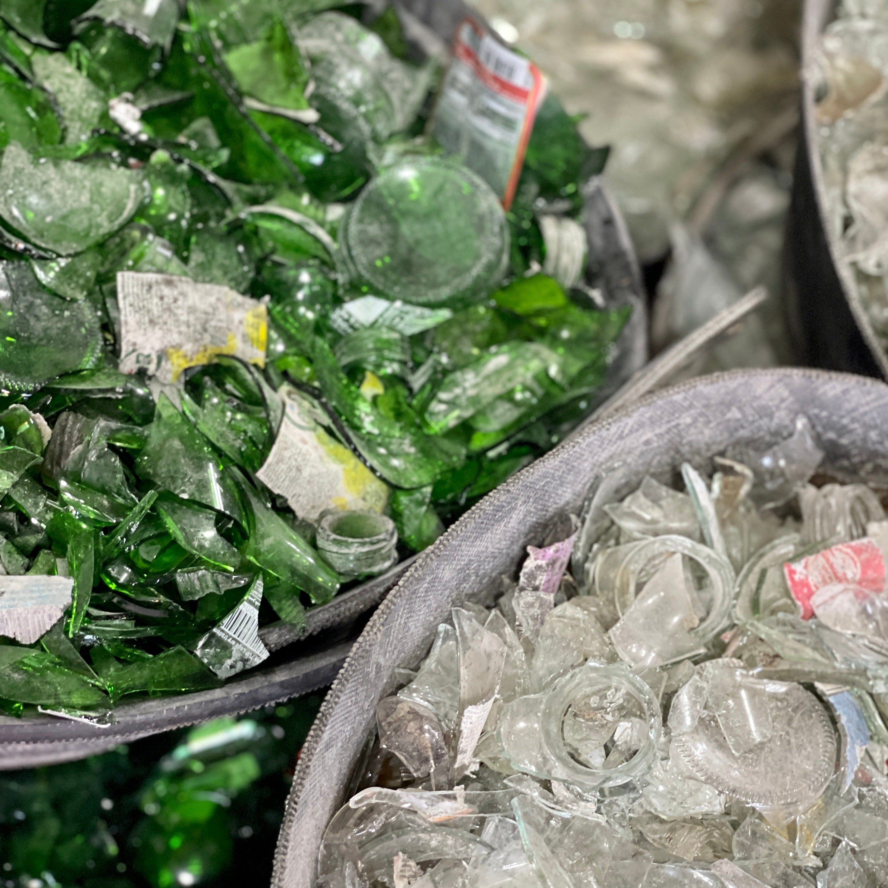 Verre recyclée, Hebron.