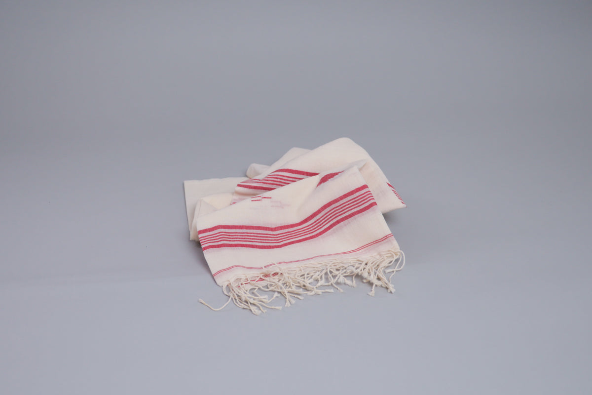 Echarpe ou Chale, Coton Doux et Fin, Tissé Main