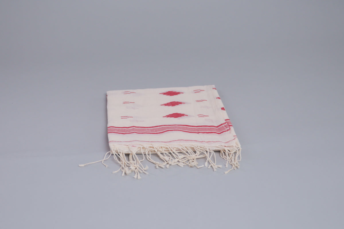 Echarpe ou Chale, Coton Doux et Fin, Tissé Main