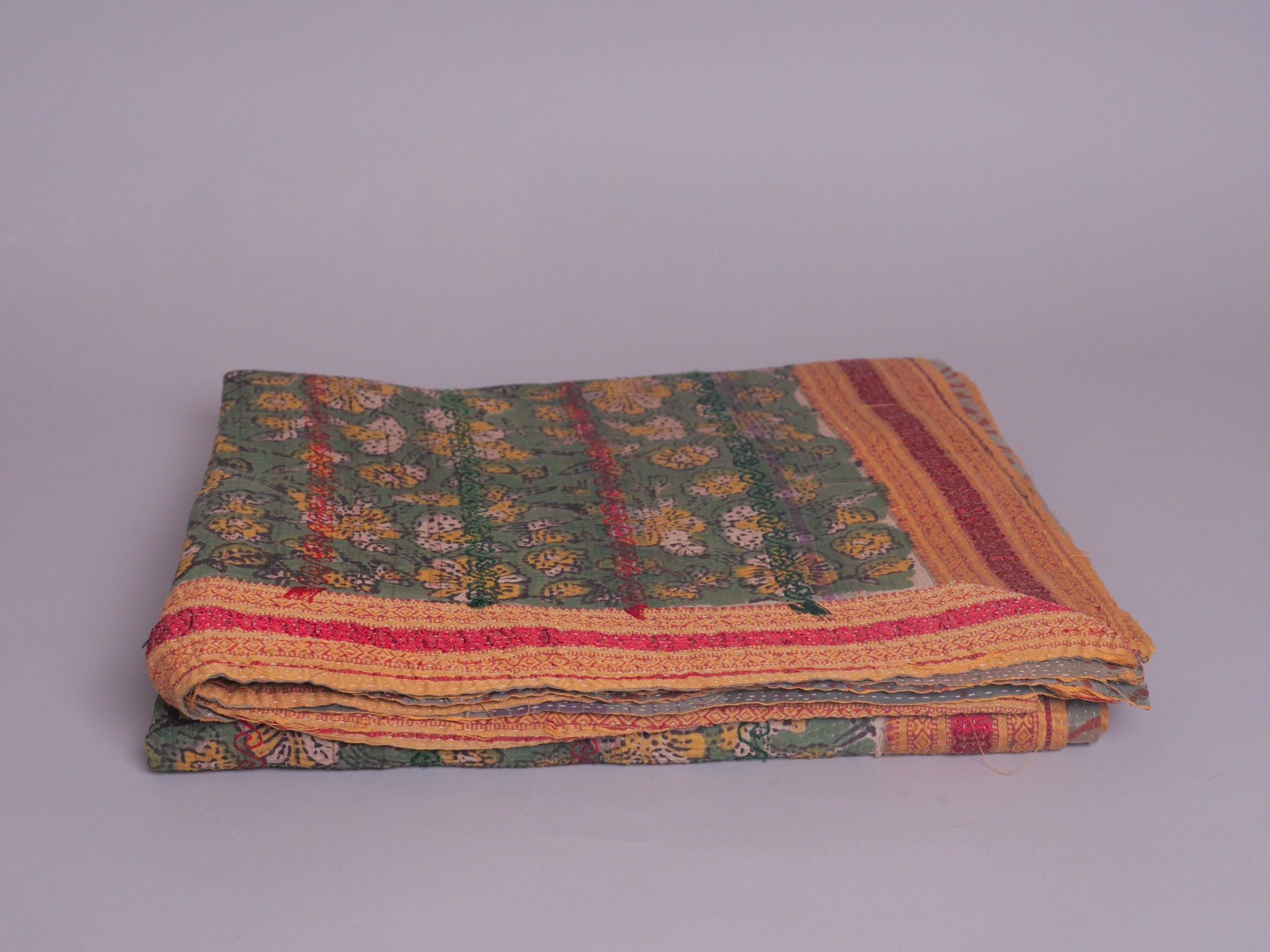 Vintage kantha brodé main