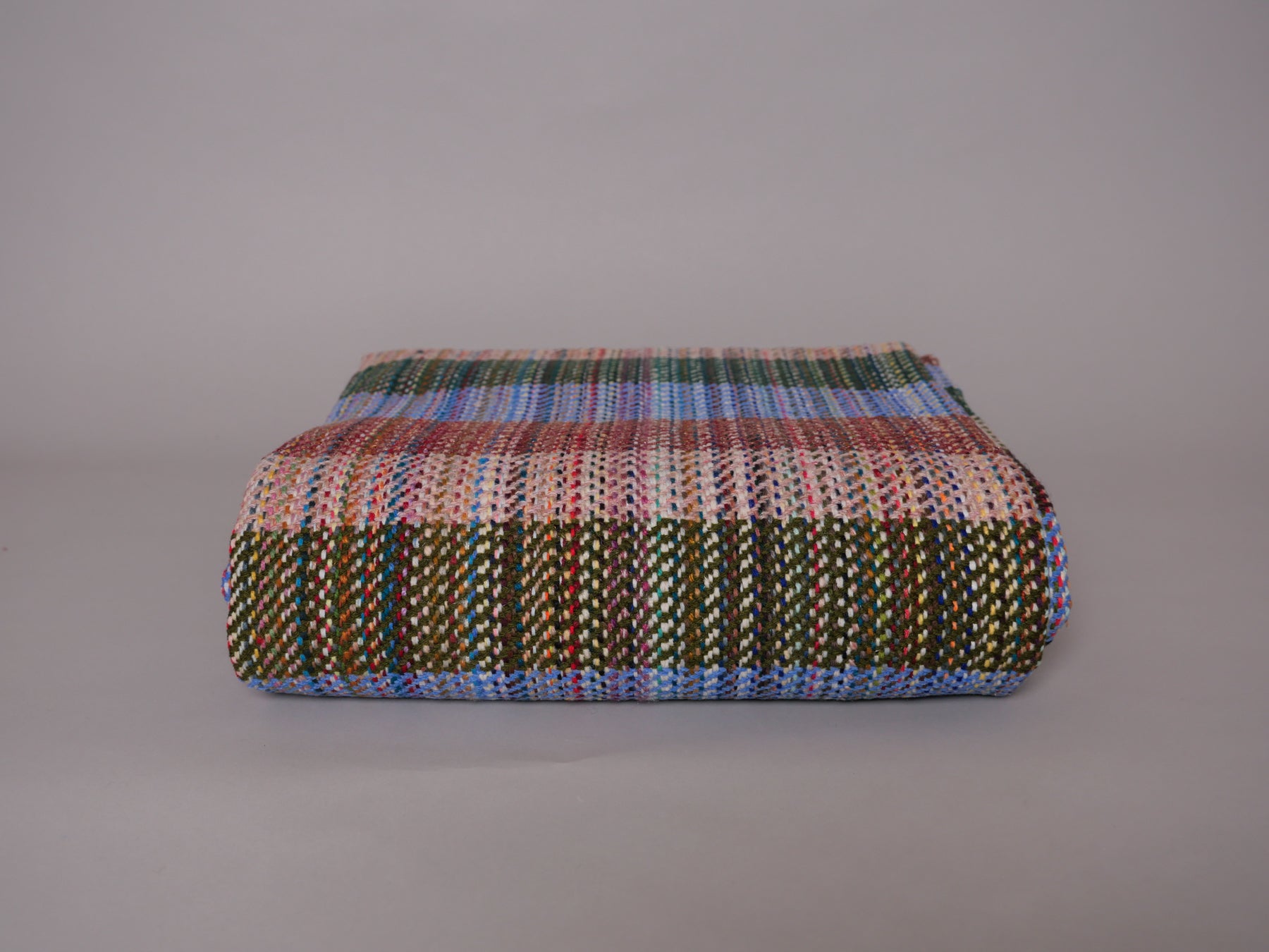 Plaid khadi en laine recyclé