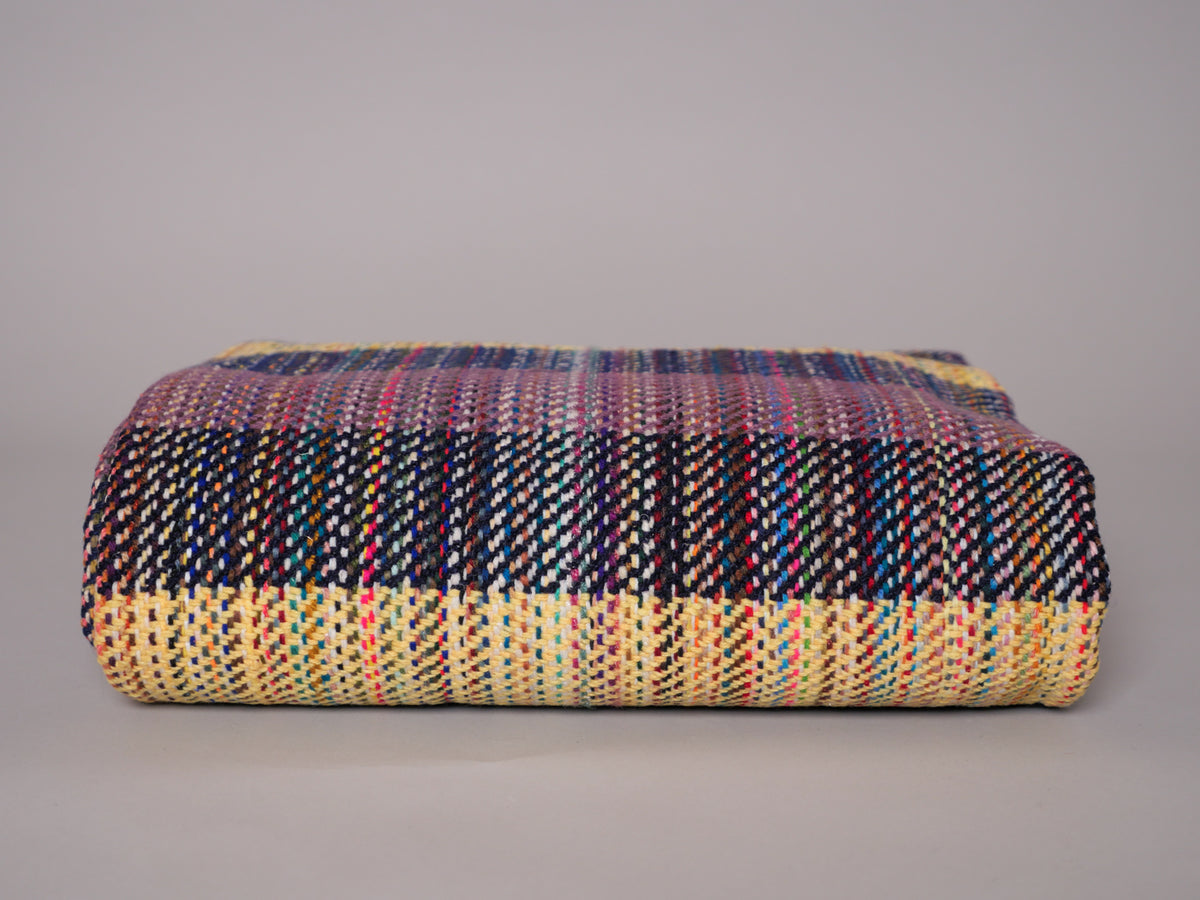 Plaid khadi en laine recyclé