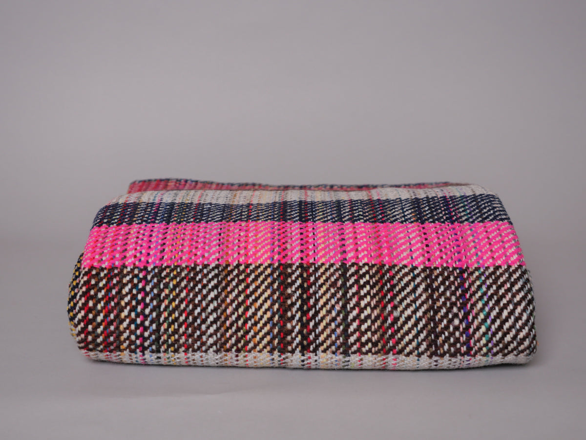 Plaid khadi en laine recyclé