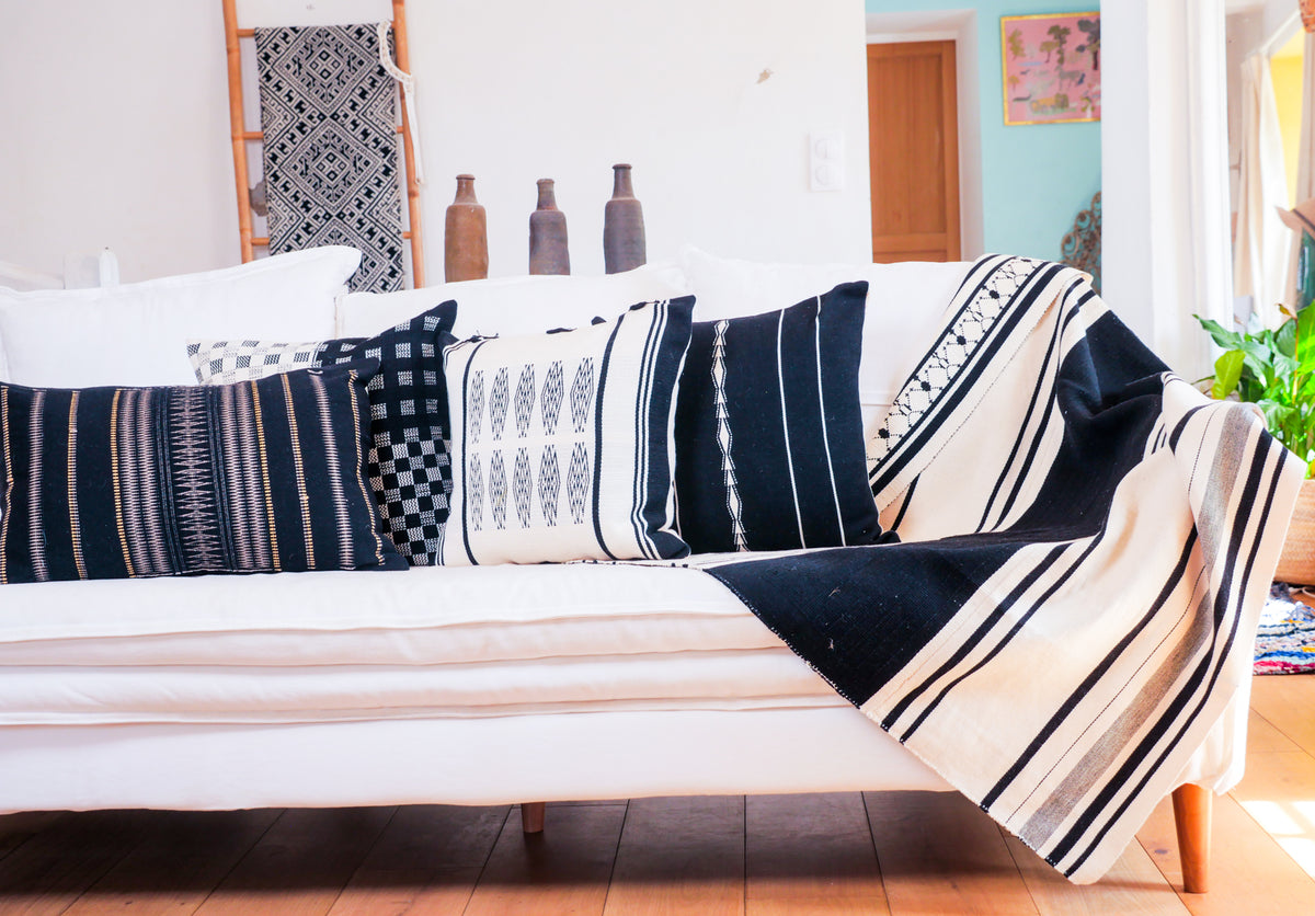 Naga Tribal Coussin Tissé Main