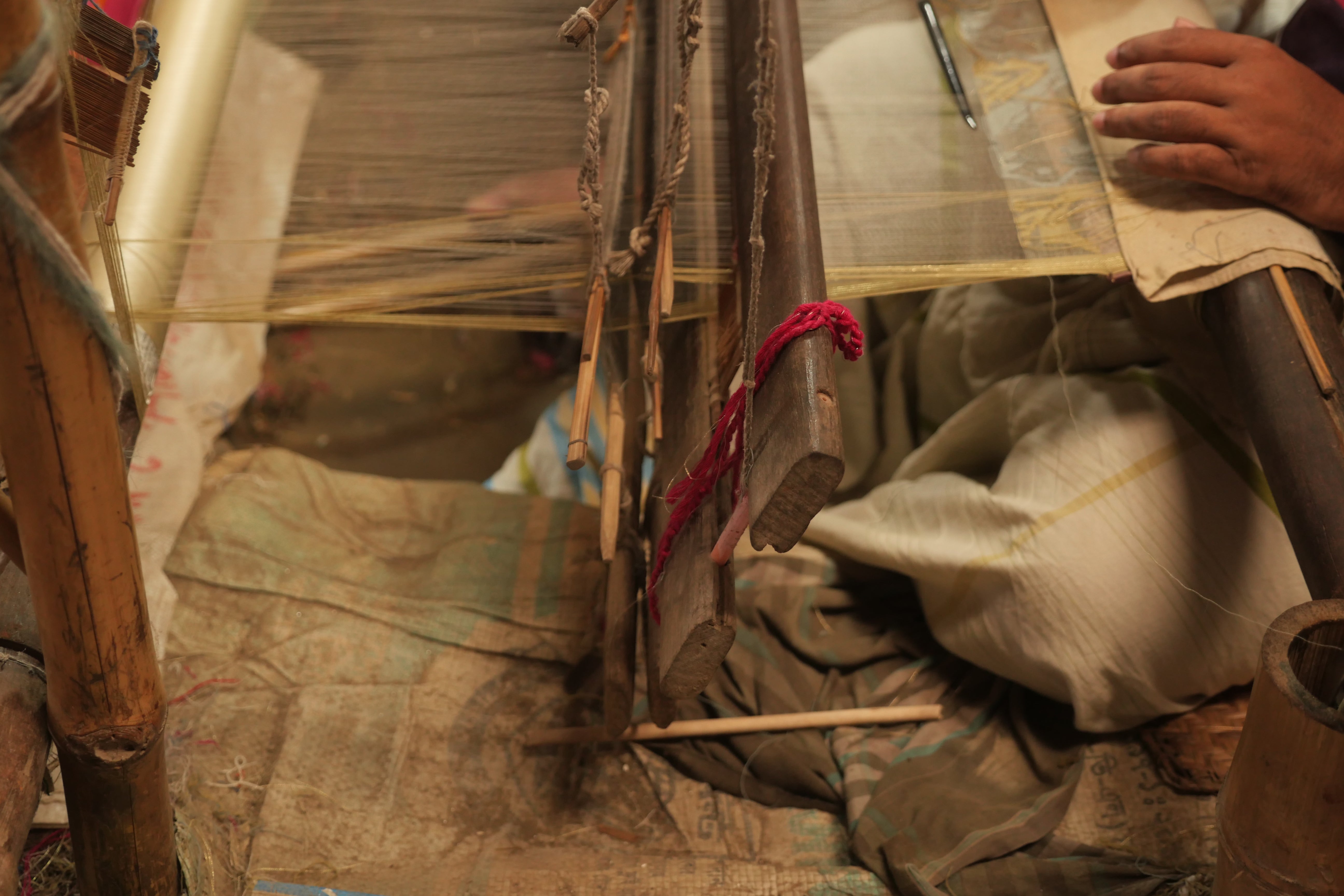 Tissage de Jamdani au Bangladesh, photo credit Storie