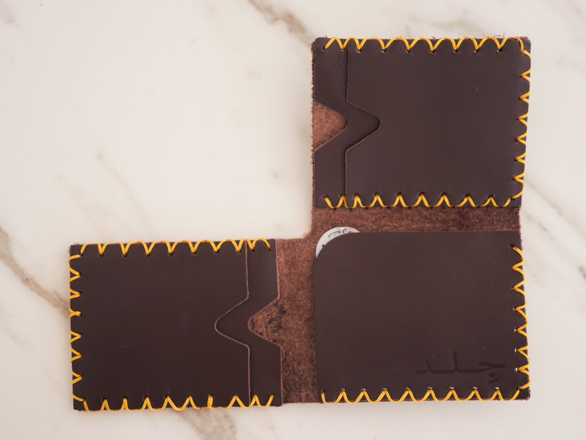 Portefeuille en cuir Jelld