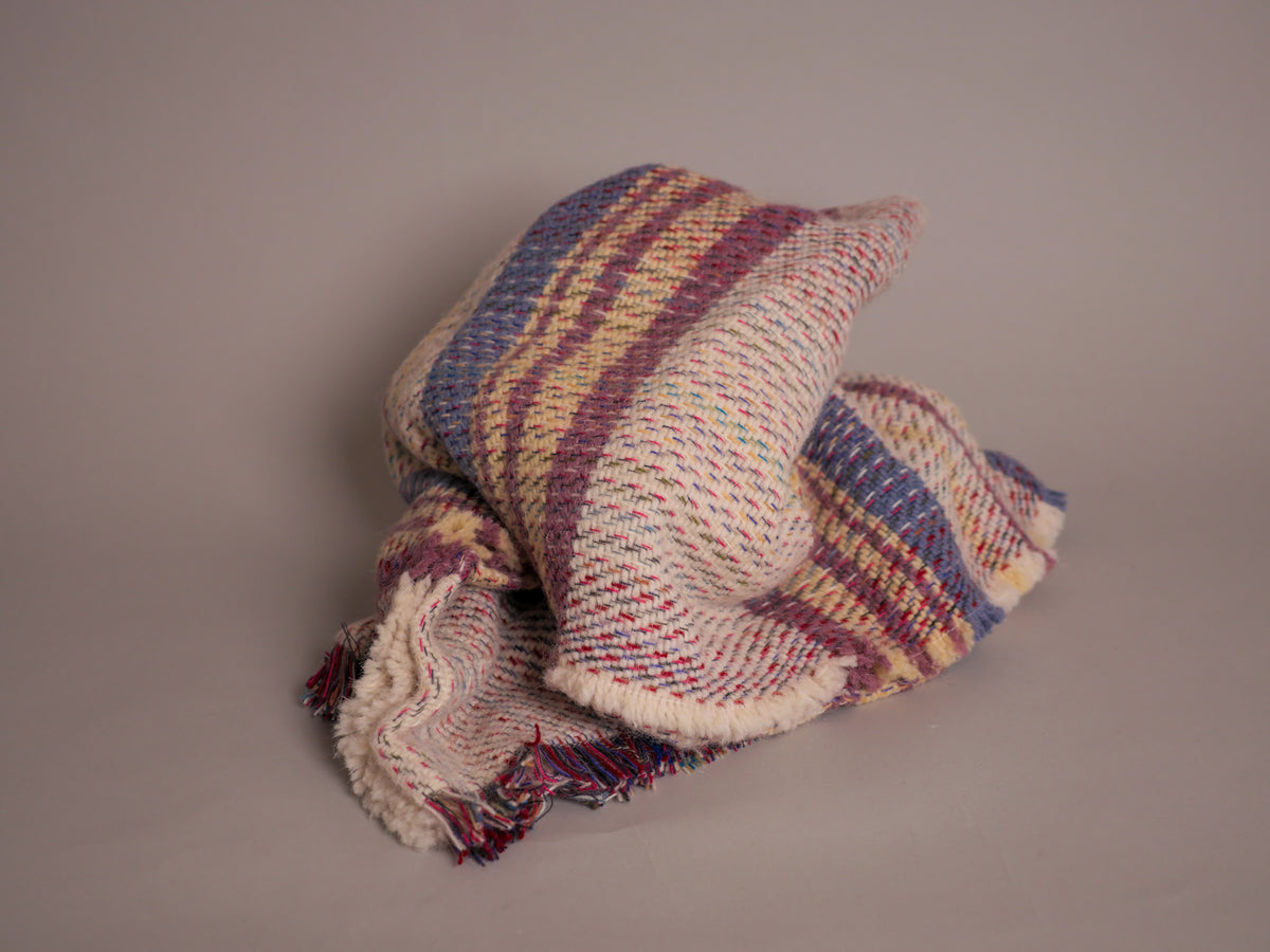 Plaid "Tweed" en laine recyclé, No.5