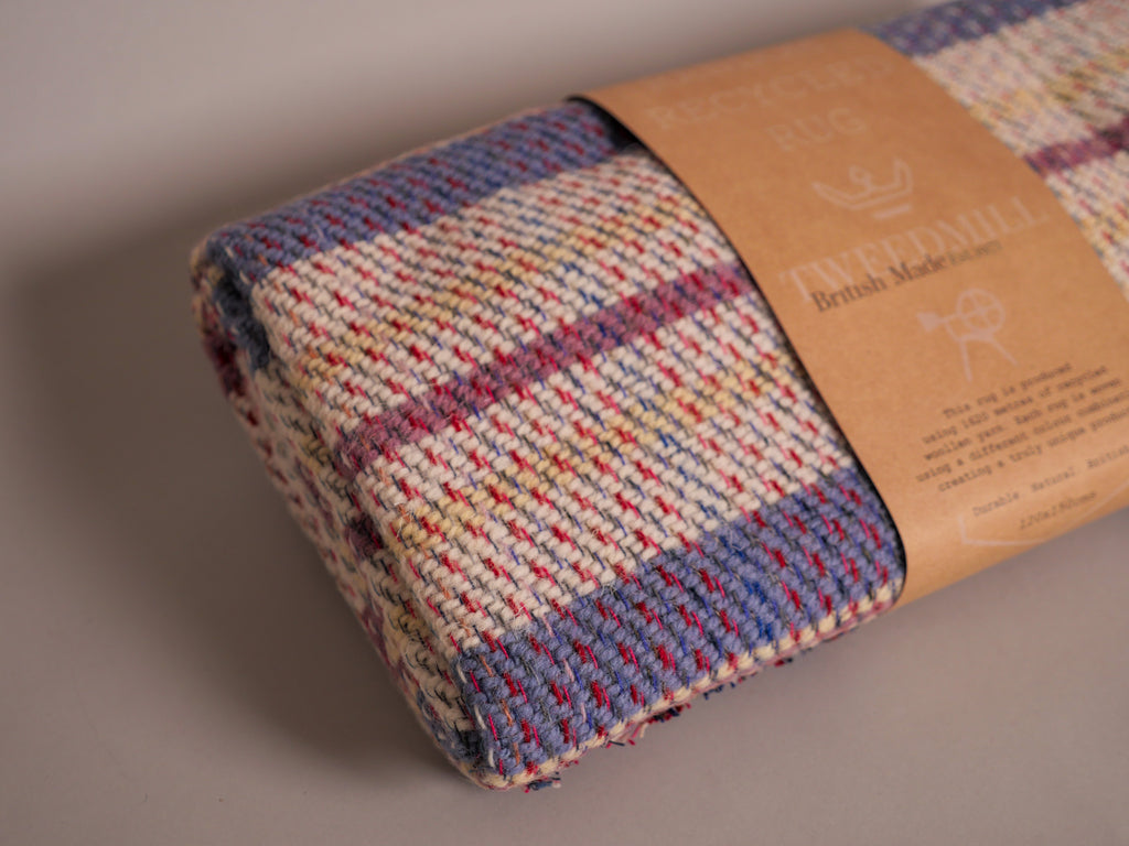 Plaid "Tweed" en laine recyclé, No.5