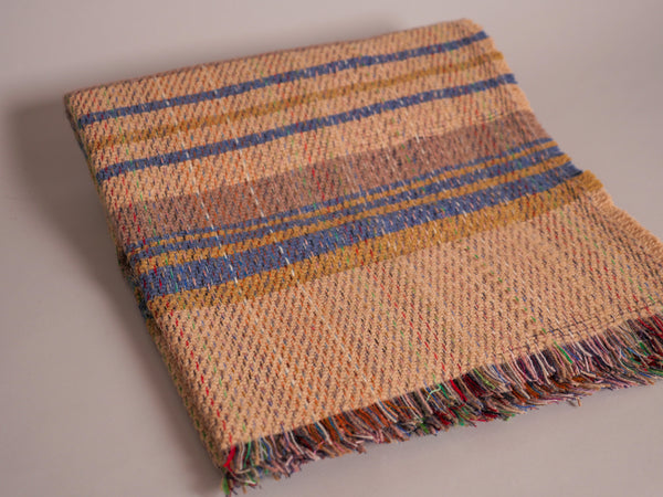Plaid "Tweed" en laine recyclé, No.1