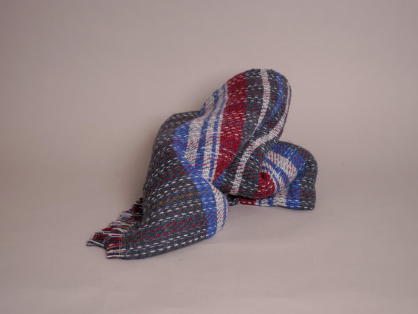 Plaid "Tweed" en laine recyclé, No.3