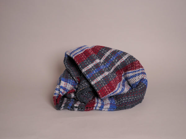Plaid "Tweed" en laine recyclé, No.3