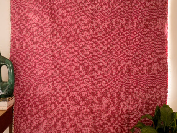 Kantha couvre lit brodé