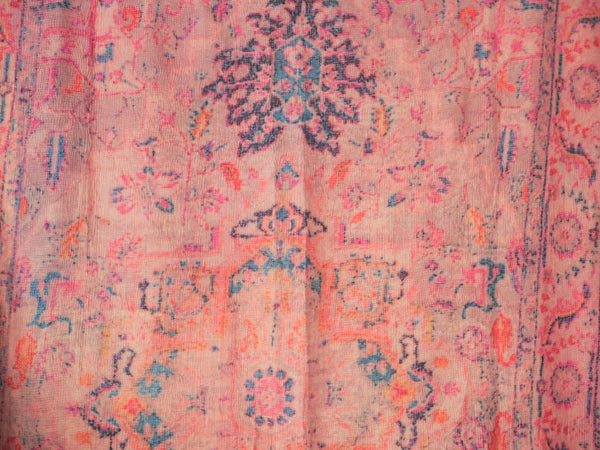 Vintage tapestry kantha, couvre-lit  coton brodé à la main