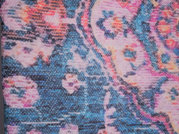 Vintage Kantha brodé main imprimé tapestry. 
