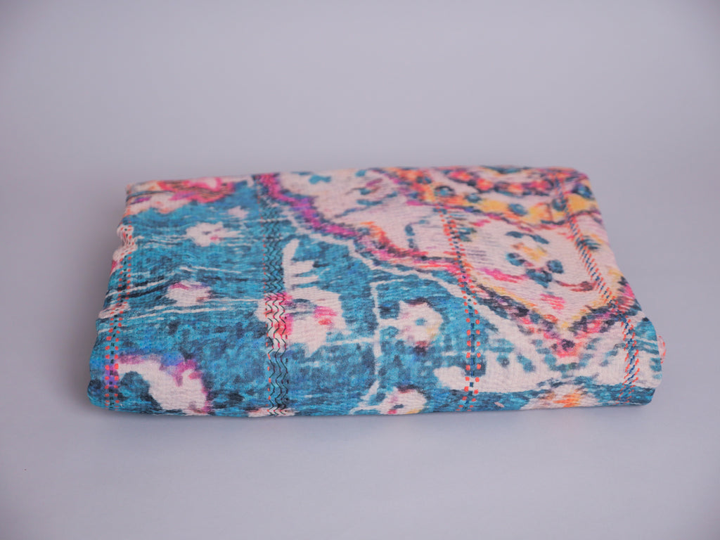 Kantha Vintage imprimé tapis.