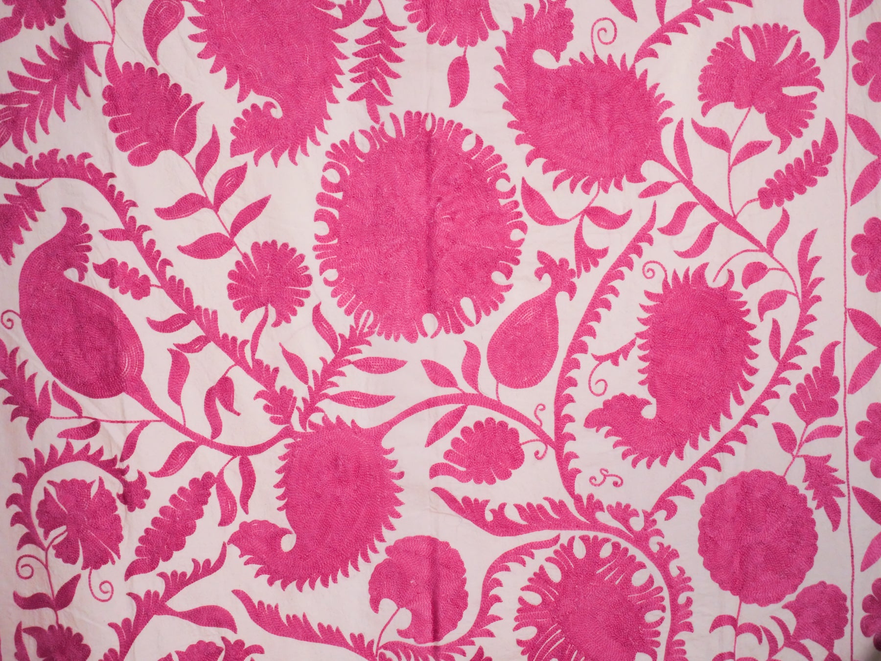 Contemporary Mochi Suzani rose.