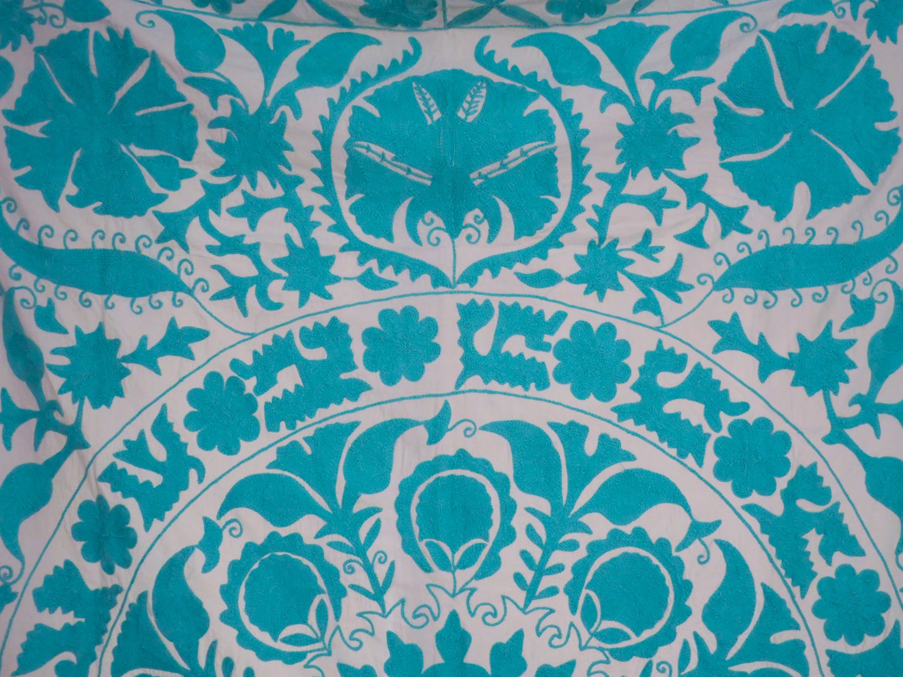 Contemporary Mochi Suzani turquoise.