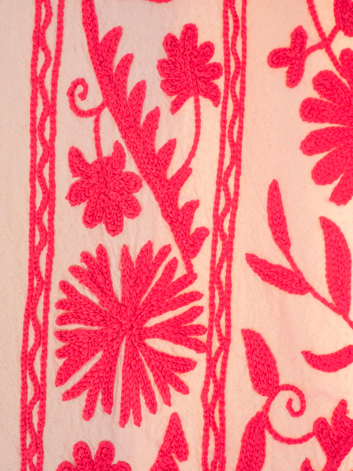 Broderie mochi suzani  rose
