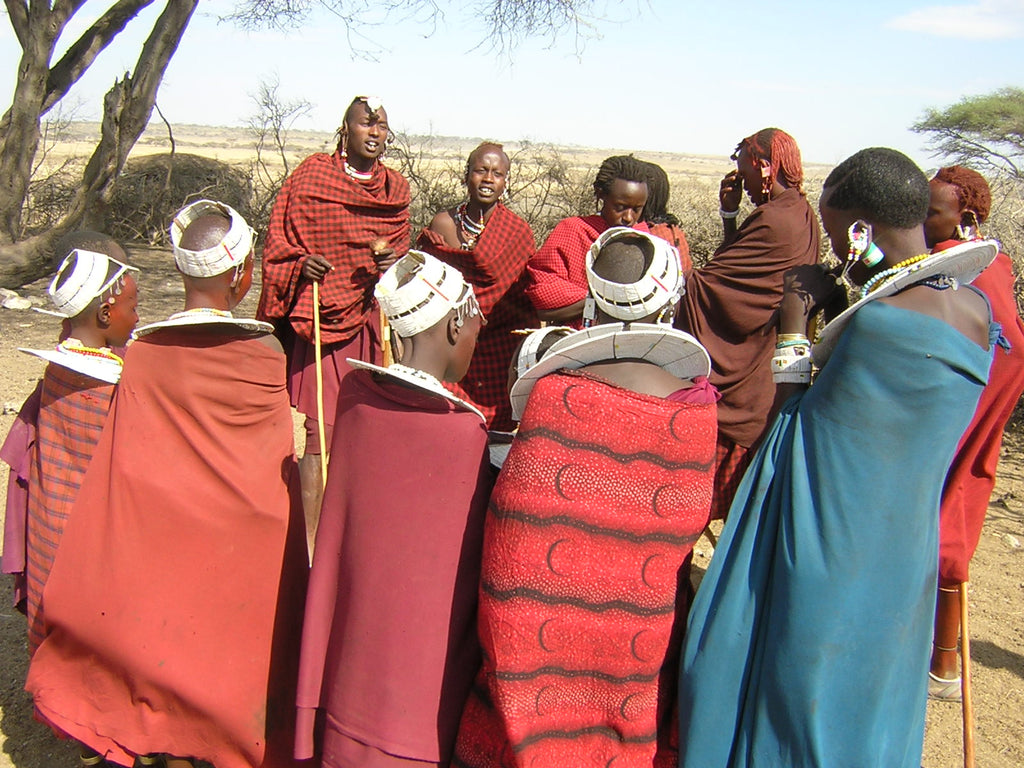 Maasai meeting Tanzania