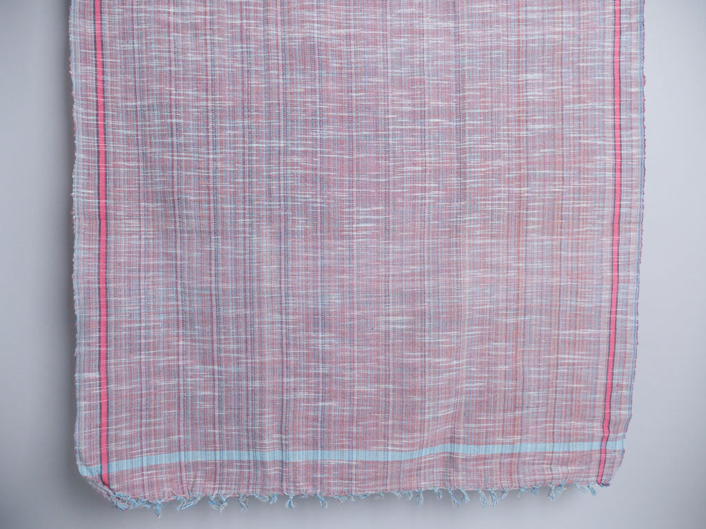 Serviette en coton tissée à la main, Dusk. Tissage en fils mélangés.