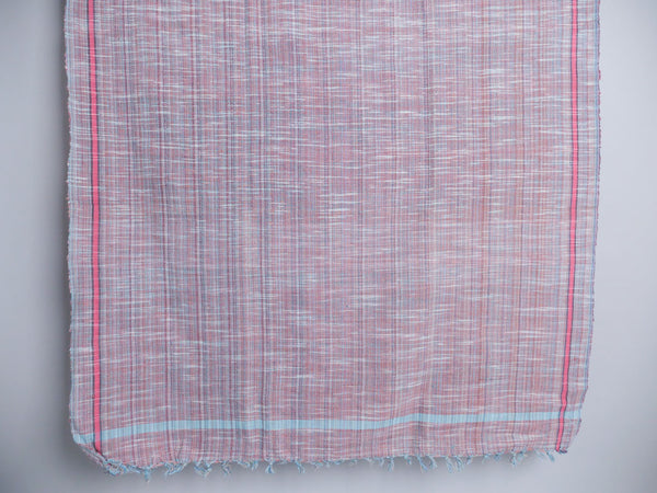 Serviette en coton tissée à la main, Dusk. Tissage en fils mélangés.