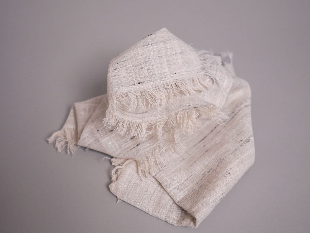 Set de 4 serviettes en pur coton tissées à la main artisanalement