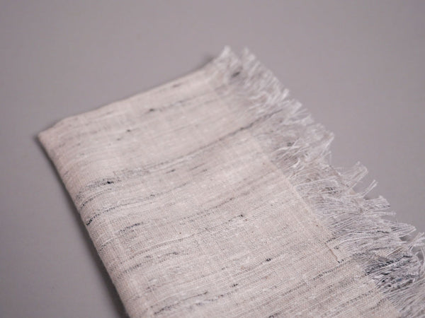 Set de 4 serviettes en pur coton tissées à la main artisanalement
