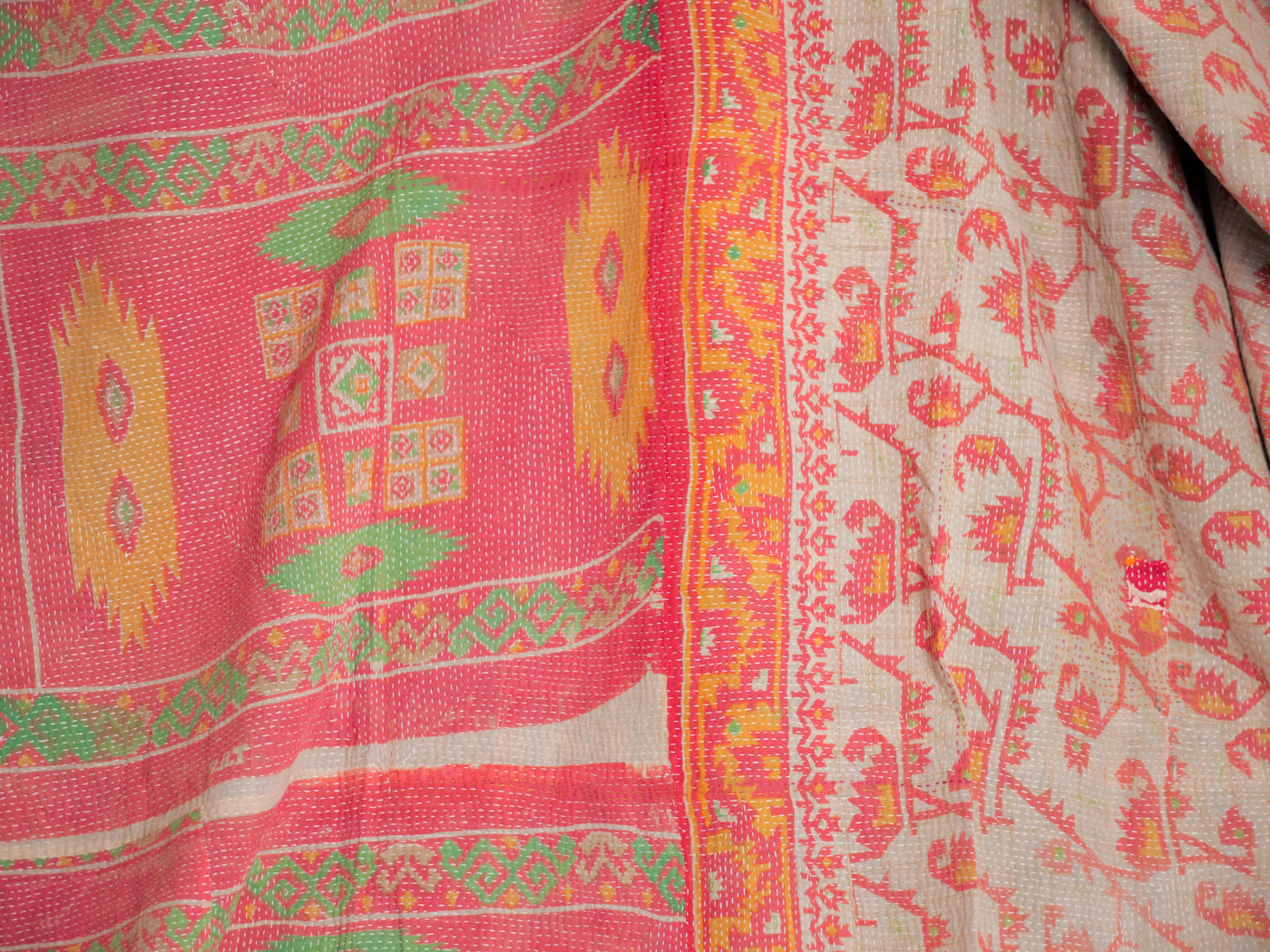 Pink dusk kantha