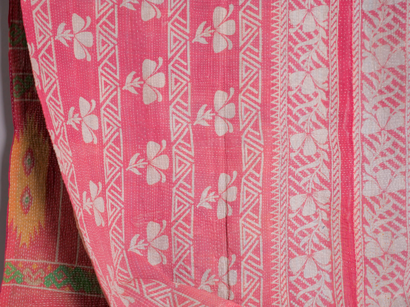 Pink dusk kantha