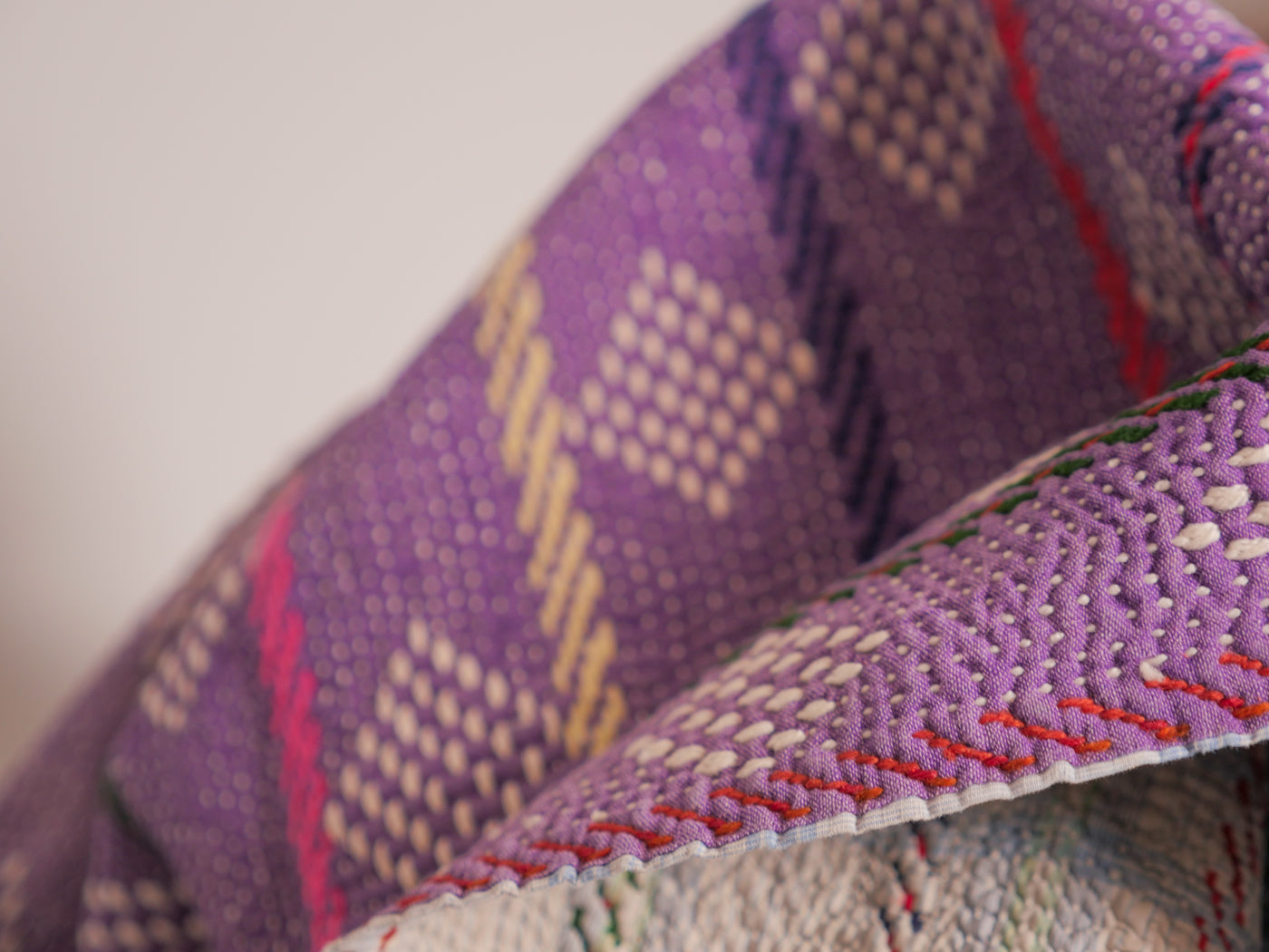 Violet Diamond Kantha