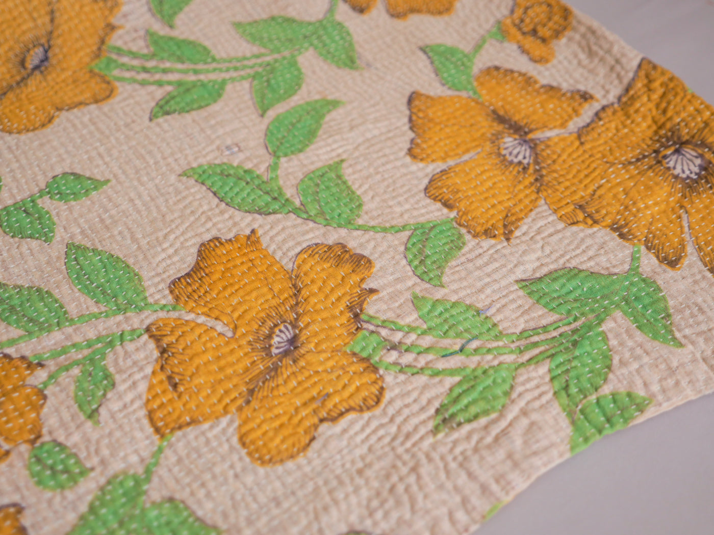 californian poppy kantha
