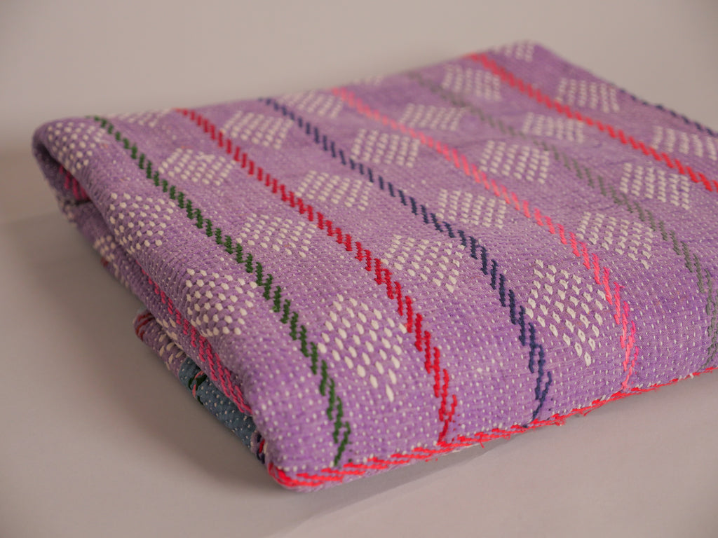 Violet Diamond Kantha