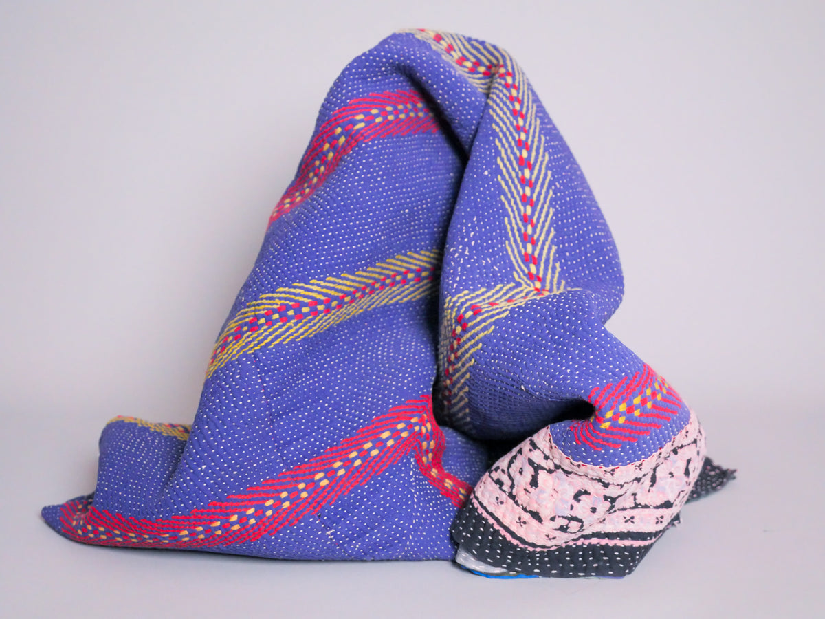 Vintage Kantha Couvre Lit