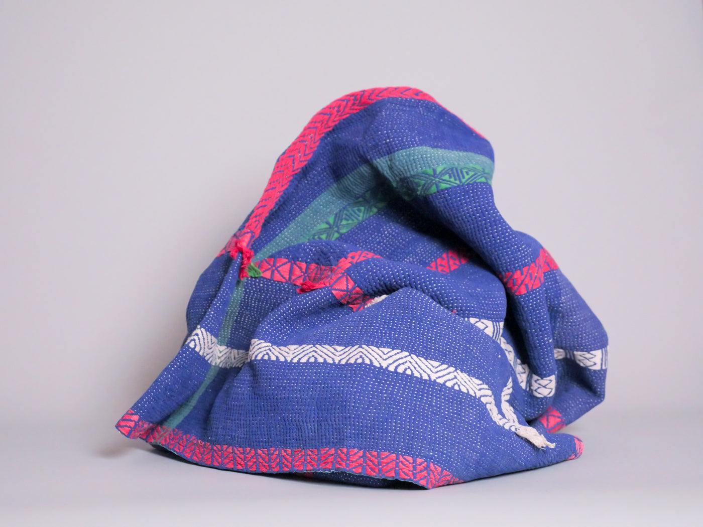 Vintage Kantha Brodé Main