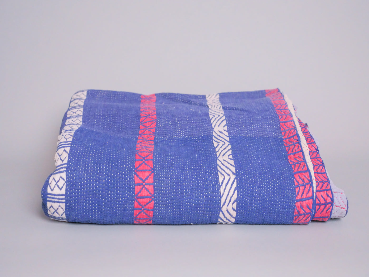 Vintage Kantha Brodé Main