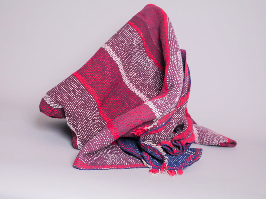 Vintage Kantha Brodé Main