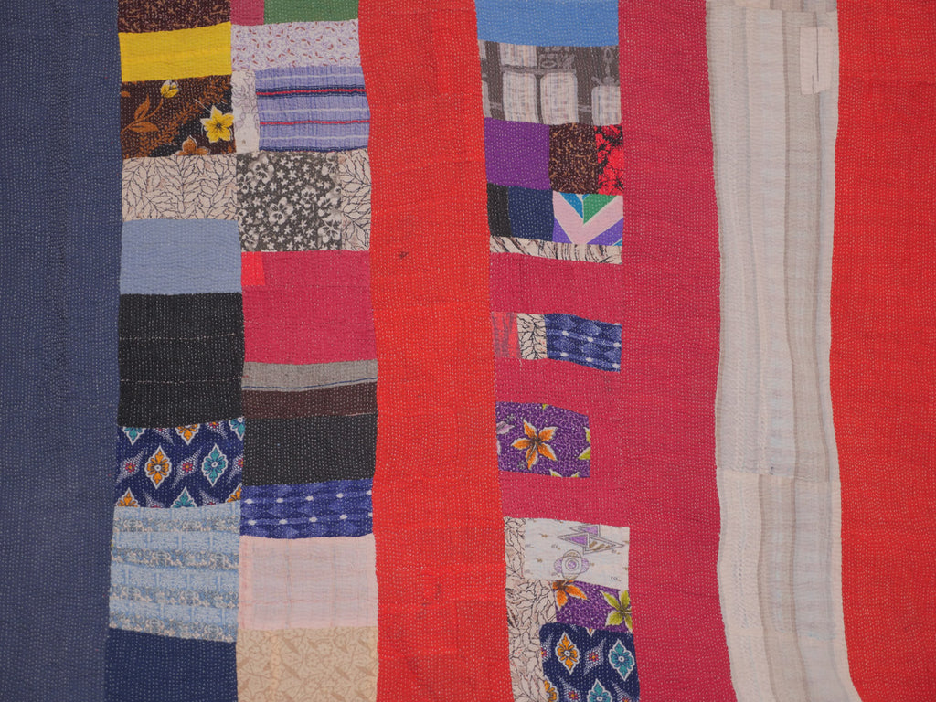 Vintage kantha patchwork