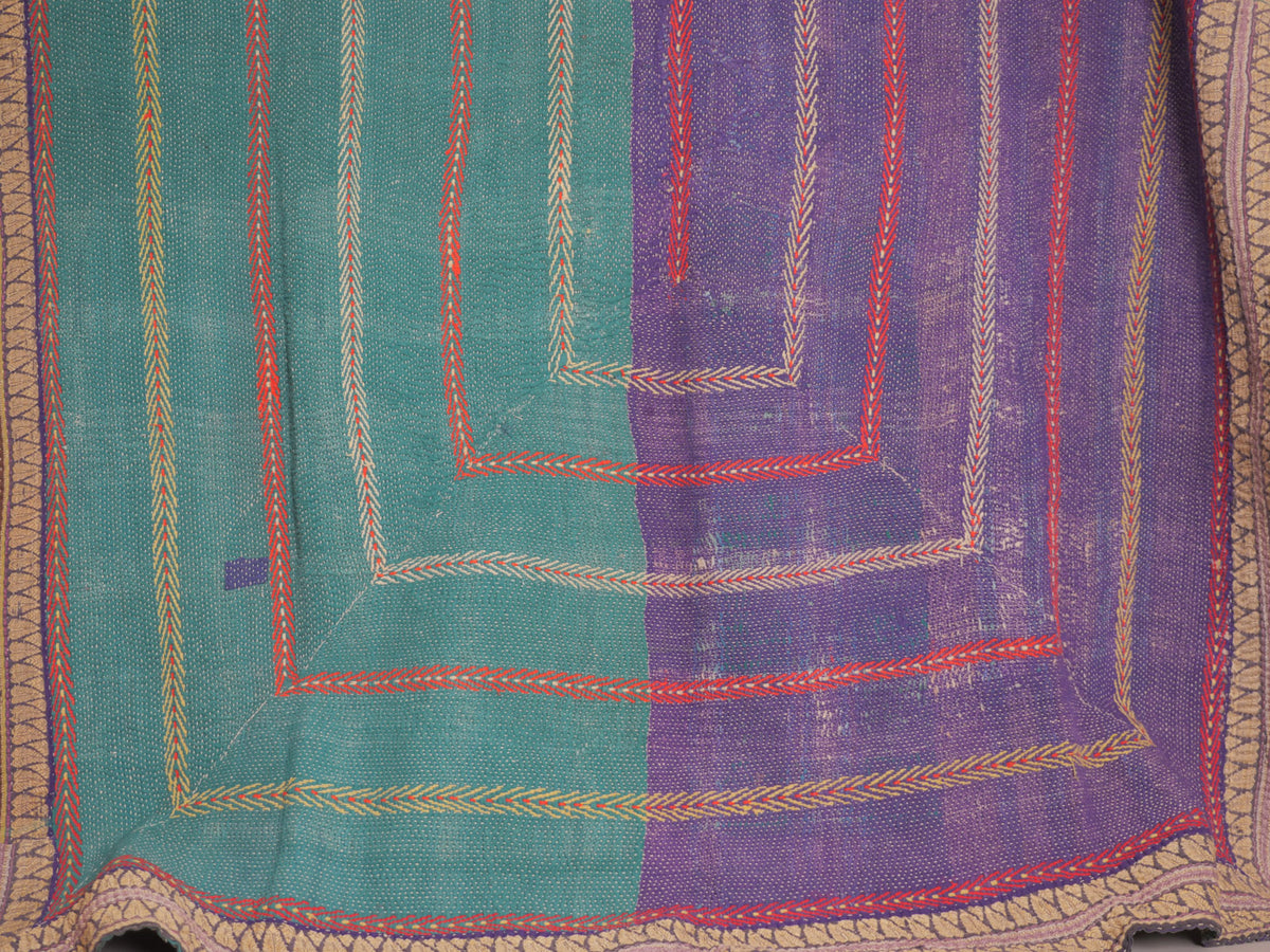 Vintage Kantha "Suns" Verso