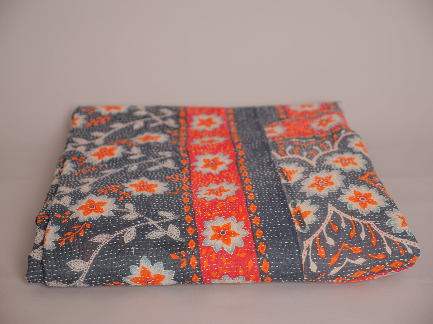 Vintage Kantha Forget Me Nots
