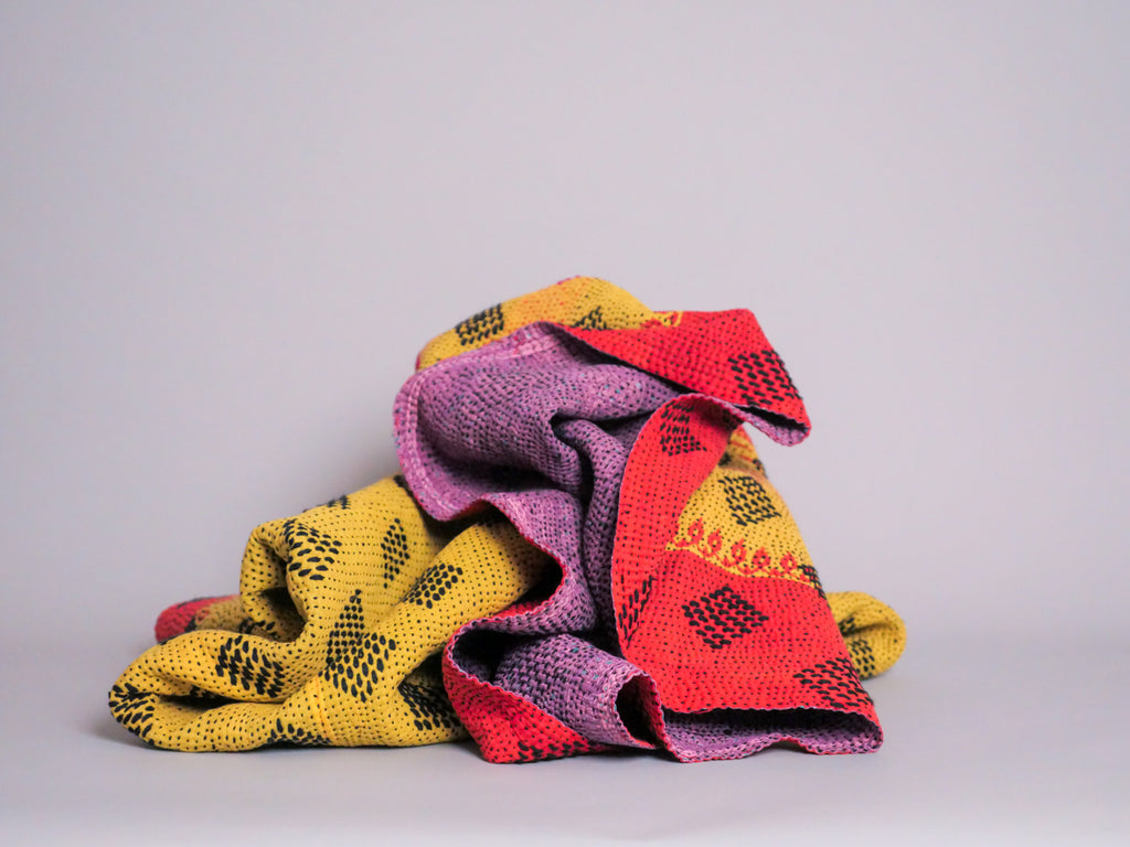 Vintage Kantha Couvre Lit